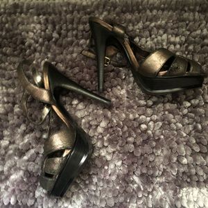 BCBG Girls Metallic platforms